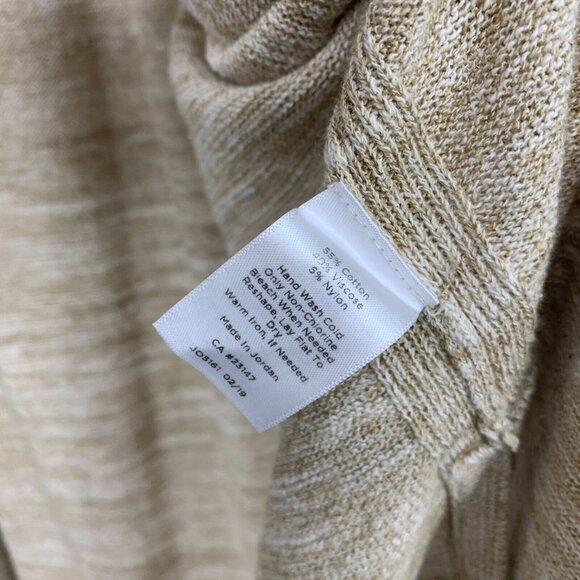 Talbots Duster Cardigan Marled Open Front Lightweight Knit - Picture 7 of 10